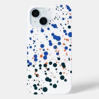 Flying bubbles iPhone 15 case