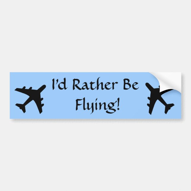 Flying Bumper Sticker (Front)