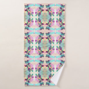 Flying Butterflies Bath Towel