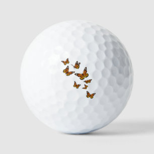 Flying Butterflies - Butterfly Lover Gardener Ento Golf Balls
