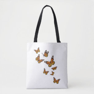 Flying Butterflies - Butterfly Lover Gardener Ento Tote Bag