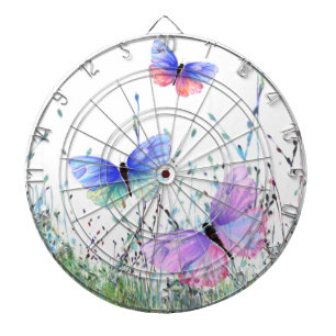Flying Butterflies Dart Board