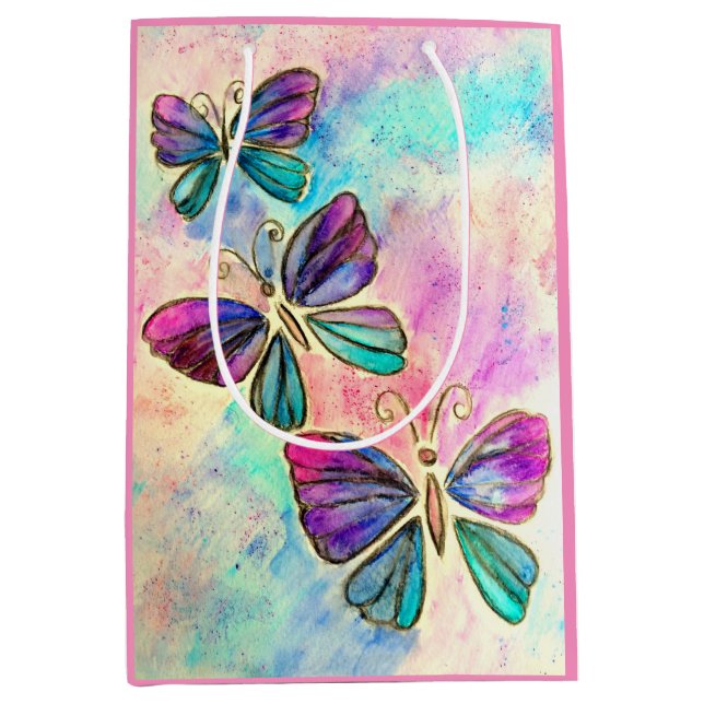 Flying Butterflies Gift Bag (Front)