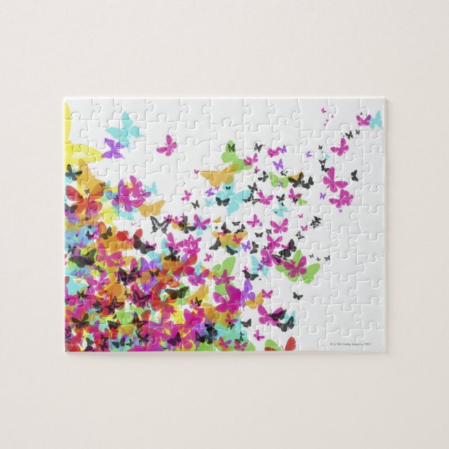 Flying Butterflies Jigsaw Puzzle (Horizontal)