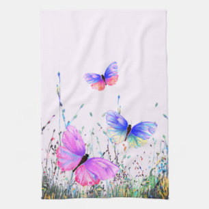 Flying Butterflies Kitchen Towel