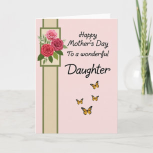 Flying Butterflies Mothers Day Card