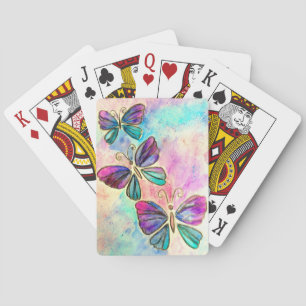 Flying Butterflies Playing Cards