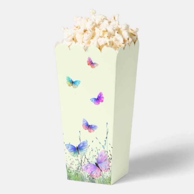 Flying Butterflies Popcorn Box (Popped)