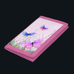 Flying Butterflies Wallet<br><div class="desc">Wallets with Colourful Butterflies Flying in Nature Painting Butterfly and Flowers Wallet - or Choose / Add Your Favourite Text / Colour - Make Your Unique Gift - Resize and move or remove and add elements with Customisation tool ! Drawing and Design by MIGNED. You can also transfer my designs...</div>