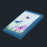 Flying Butterflies Wallet<br><div class="desc">Wallets with Colourful Butterflies Flying in Nature Painting Butterfly and Flowers Wallet - Customisable - or Choose / Add Your Favourite Text / Colour - Make Your Unique Gift - Resize and move or remove and add elements with Customisation tool ! - Drawing and Design by MIGNED. You can also...</div>