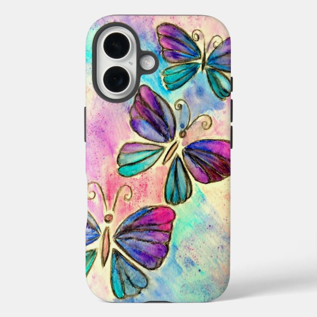 Flying Butterflly iPhone Case (Back)