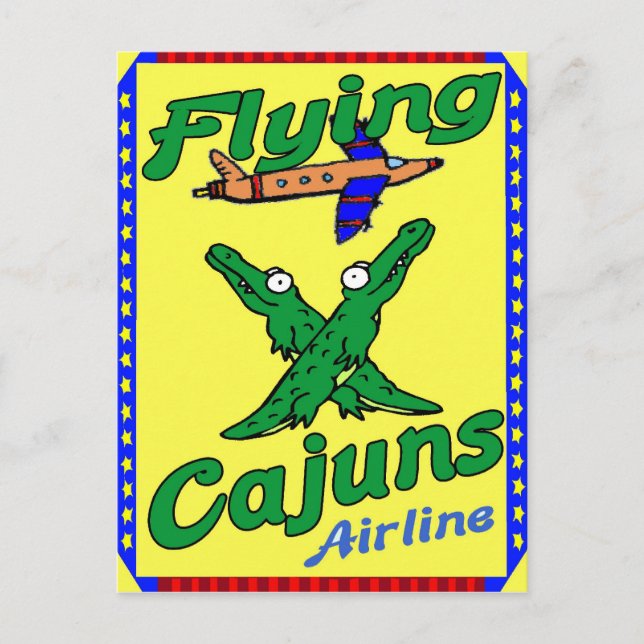 Flying Cajuns Postcard (Front)