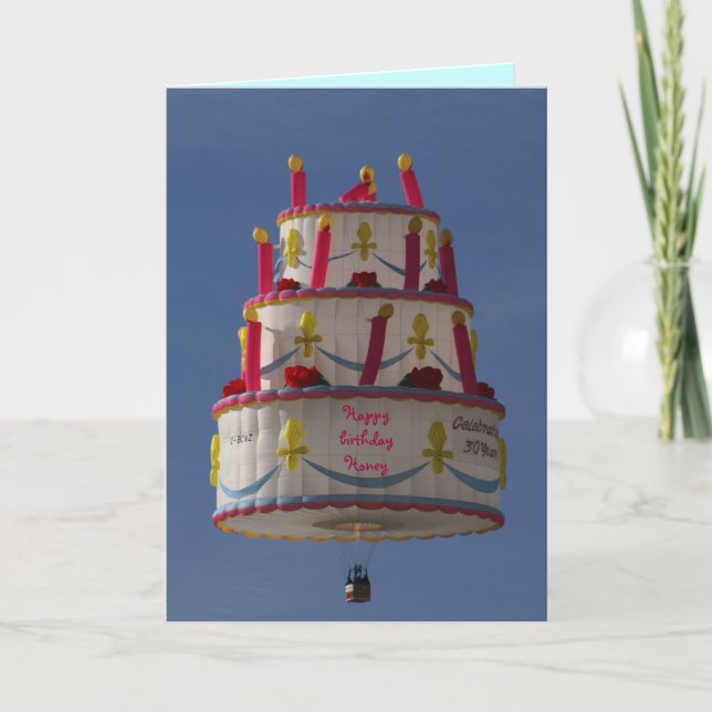 flying cake card (Front)