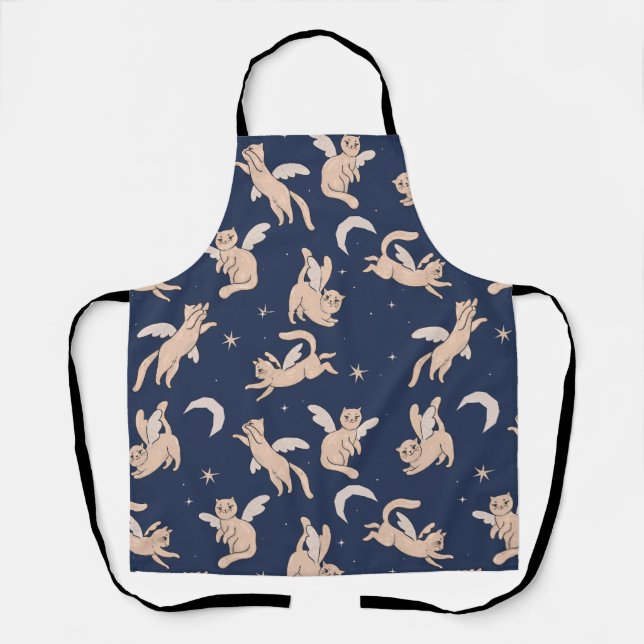 Flying Cat Galaxy  Apron (Front)