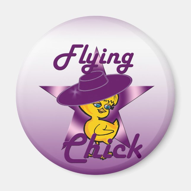 Flying Chick #9 Magnet (Front)