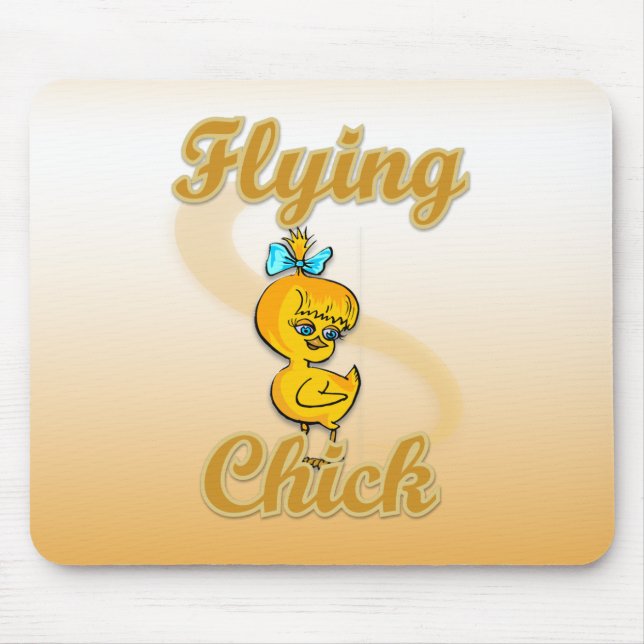 Flying Chick Mouse Pad (Front)
