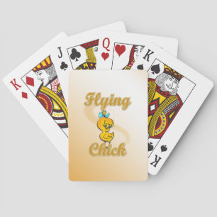 Flying Chick Playing Cards