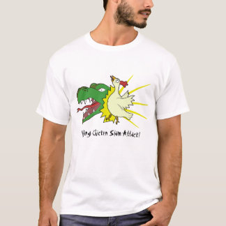 Flying Chicken Slam Attack! T-Shirt