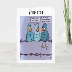 Flying Coach Greeting Card