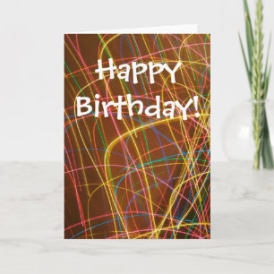 Flying Colours Birthday card