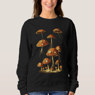 Flying Cottagecore Mushrooms Sweatshirt