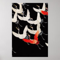 Flying Cranes: Japanese Bird Kimono Art