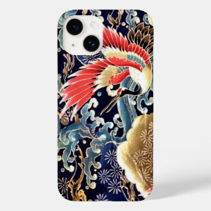 FLYING CRANES,WAVES,SPRING FLOWERS Japanese Floral Case-Mate iPhone 14 Case