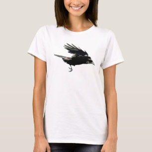 Flying Crow Artistic Corvid-lovers Shirt