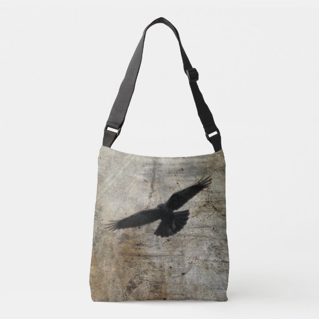 Flying Crow Crossbody Bag (Front)