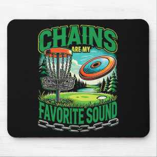 Flying Discc Frisbee Chains Are My Favourite Sound Mouse Pad