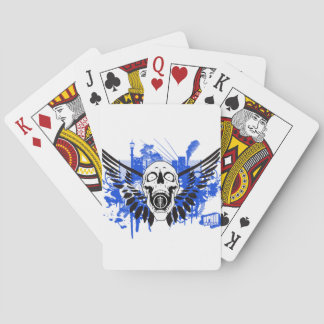 Flying Disk Golf Skull Playing Cards