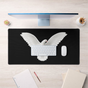 Flying Dove Desk Mat