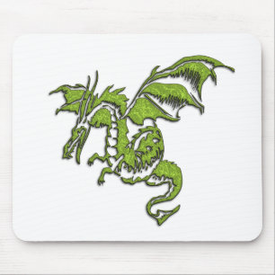 Flying Dragon Design Mouse Pad
