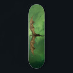 Flying Dragon Green Nebula Galaxy Mythological Skateboard<br><div class="desc">This design may be personalized by choosing the customize option to add text or make other changes. If this product has the option to transfer the design to another item, please make sure to adjust the design to fit if needed. Contact me at colorflowcreations@gmail.com if you wish to have this...</div>