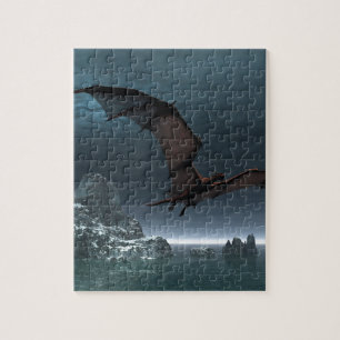 Flying dragon jigsaw puzzle