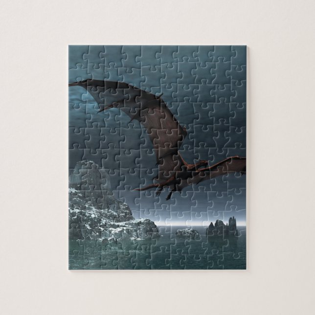 Flying dragon jigsaw puzzle (Vertical)