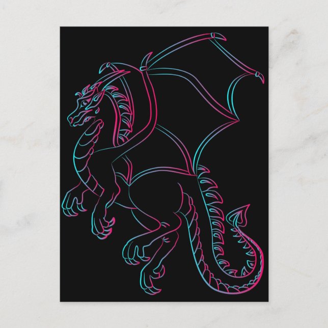 flying dragon postcard (Front)
