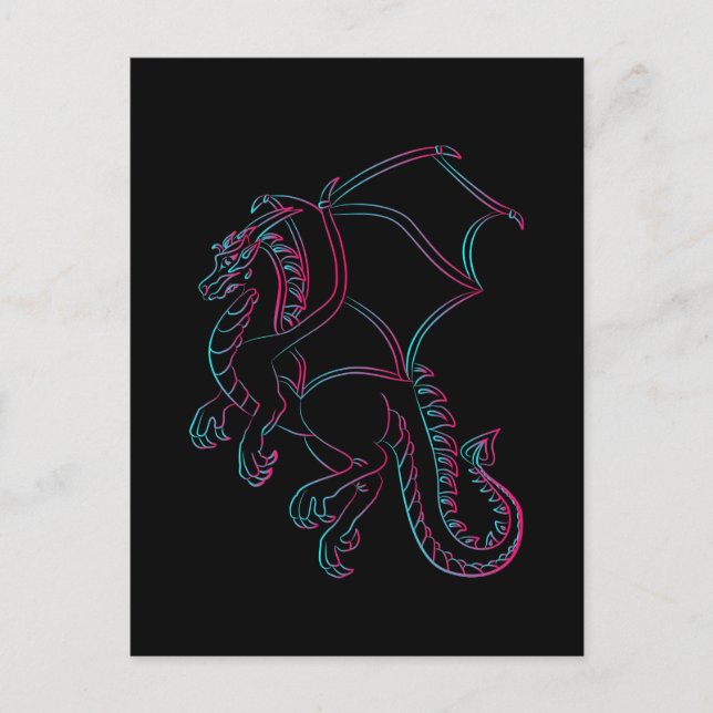 flying dragon postcard (Front)