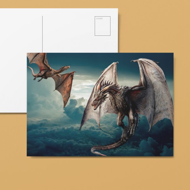 Flying Dragon Wyvern  Postcard (Creator Uploaded)