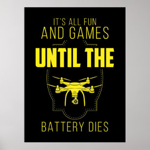 Flying Drone Is My Game Poster