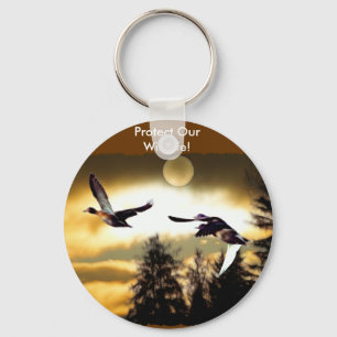 FLYING DUCKS KEY RING