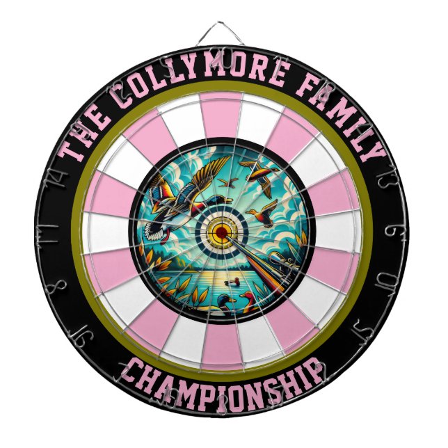 Flying Ducks Target Wall Art Dartboard (Front)