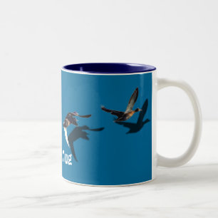 FLYING DUCKS Two-Tone COFFEE MUG