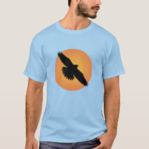 Flying eagle at front of the sun T-Shirt