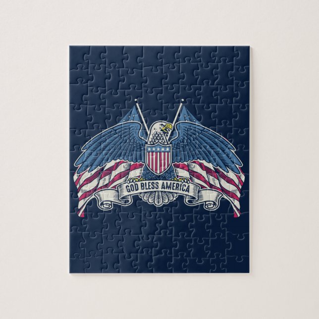 Flying Eagle  Jigsaw Puzzle (Vertical)