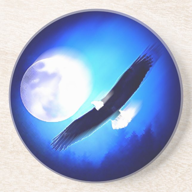 Flying Eagle & Moon Coaster (Front)