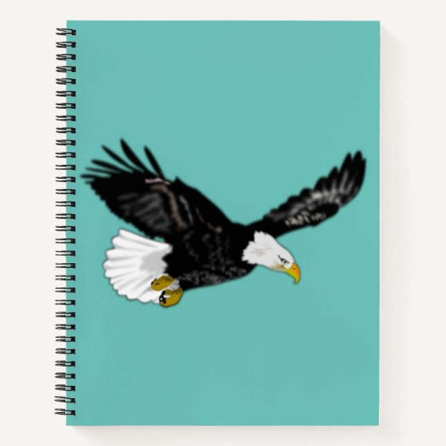 Flying Eagle Notebook - Your Colours (Front)