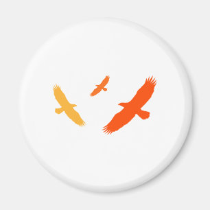 Flying Eagle (Orange) Magnet