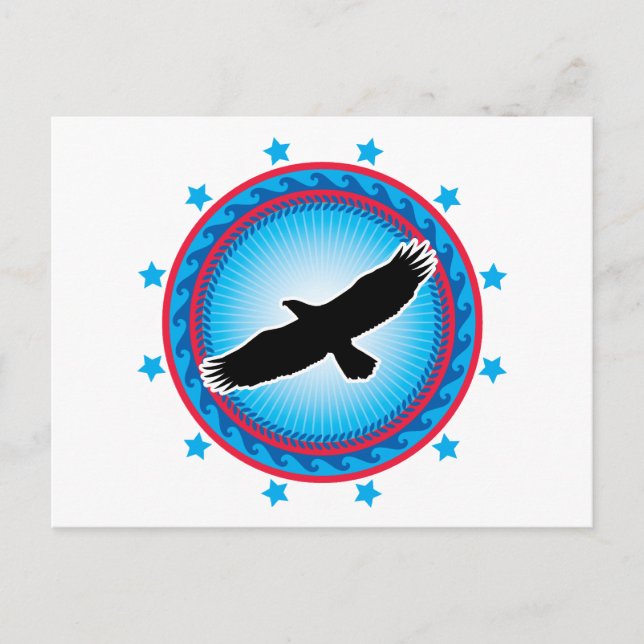 Flying Eagle Postcard (Front)