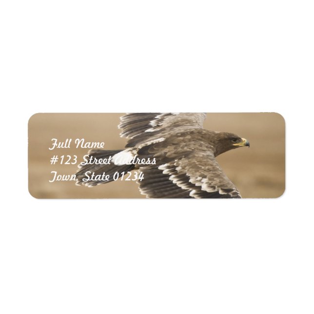 Flying Eagle Return Address Mailing Label (Front)